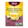 Yogi Tea, Perangsang Pencernaan, Sari Apel Blackberi, Bebas Kafein, 16 Kantong Teh Celup, 29 g (1,02 ons)