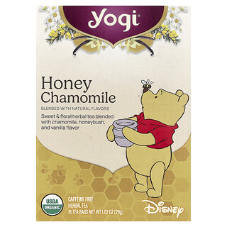 Yogi Tea, Herbal Tea, Honey Chamomile, Caffeine Free, 16 Tea Bags, 1.02 oz (29 g)