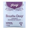 Yogi Tea, Breathe Deep 呼吸支援草本茶，無咖啡萃取，16 茶包，1.12 盎司（32 克）