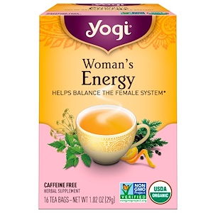 Отзывы о Йоги Ти, Woman's Energy, Caffeine Free, 16 Tea Bags, 1.02 oz (29 g)