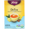 Yogi Tea, Detox, Caffeine Free, 16 Tea Bags, 1.02 oz (29 g)
