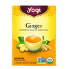 Yogi Tea, Organic Ginger, Caffeine Free, 16 Tea Bags, 1.12 oz (32 g)