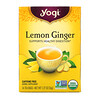 Yogi Tea, Lemon Ginger, Caffeine Free, 16 Tea Bags, 1.27 oz (36 g)