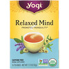 Yogi Tea, Organic Relaxed Mind, Caffeine Free, 16 Tea Bags, 1.12 oz (32 g)