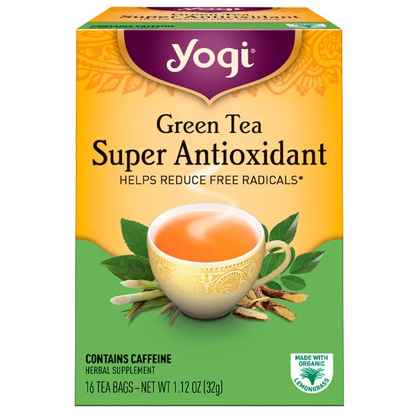 Yogi Tea, Green Tea Super Antioxidant, 16 Tea Bags, 1.12 oz (32 g)