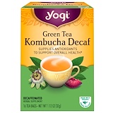 Yogi Tea, Зеленый чай Kombucha Decaf, 16 чайных пакетиков, 1.12 унций (32 г) отзывы