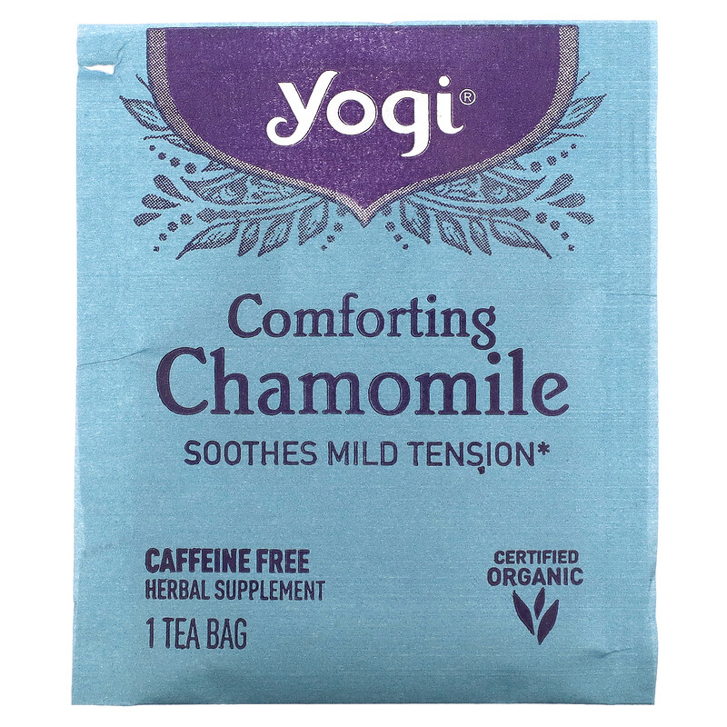 Yogi Tea, Comforting Chamomile, Caffeine Free, 16 Tea Bags, .85 Oz (24 G)