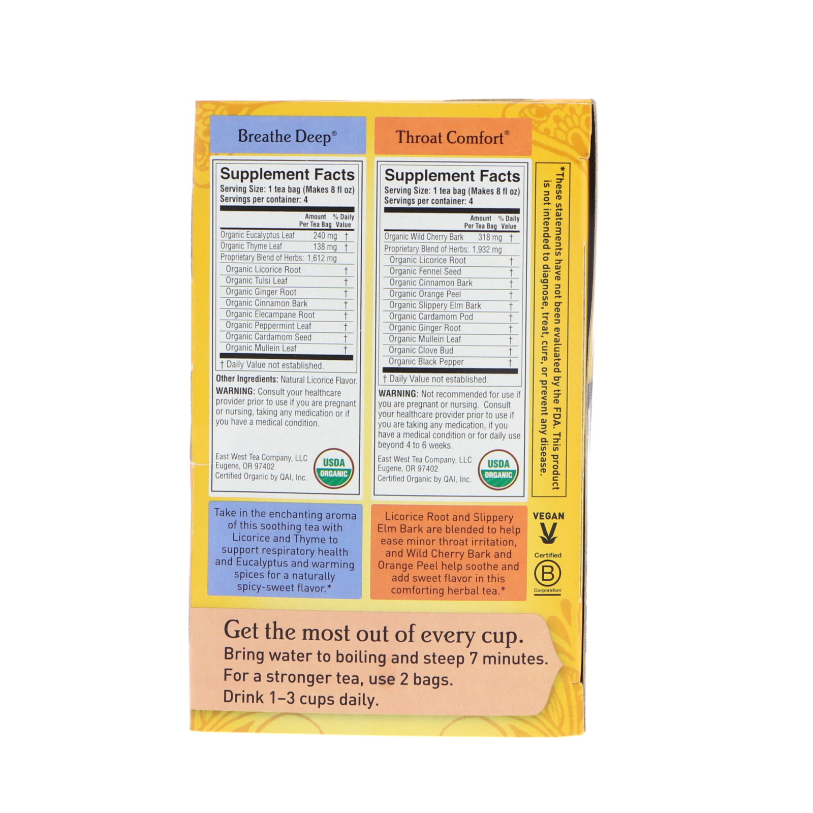 Yogi Tea Cold Season Sampler 16 Bags 1 09 Oz 31 G Iherb Click To Zoom