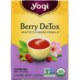 Yogi Tea, Berry DeTox, Без кофеина, 16 чайных пакетиков, 1.12 унций (32 г) отзывы