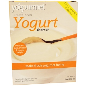 Егурмет, Freeze-Dried Yogurt Starter, 1 oz (30 g) отзывы покупателей