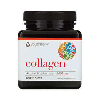 Youtheory, Kollagen, 1.000 mg, 120 Tabletten