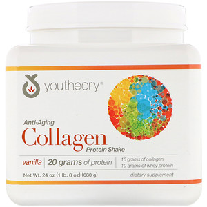Отзывы о Ютиори, Collagen Protein Shake, Vanilla, 24 oz (680 g)