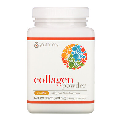 Youtheory Collagen Powder, Vanilla, 10 oz (283.5 g)