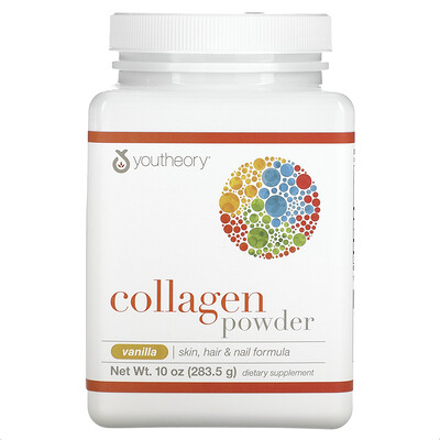 Youtheory Collagen Powder Vanilla 10 oz (283.5 g)