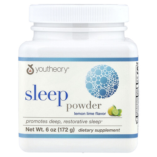 Youtheory, Sleep Powder, Schlafpulver, Zitrone-Limette, 172 g (6 oz.)