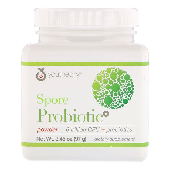 Spore Probiotic Powder, 6 Billion CFU, 3.45 oz (97 g)