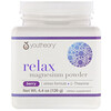 Youtheory‏, Relax, Magnesium Powder, Stress Formula + L-Theanine, Berry, 4.4 oz (126 g)