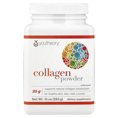 Product Image for Youtheory, Collagen Powder, Unflavored, 10 oz (283 g)