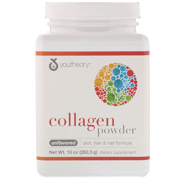 Youtheory‏, Collagen Powder, Unflavored, 10 oz (283.5 g)