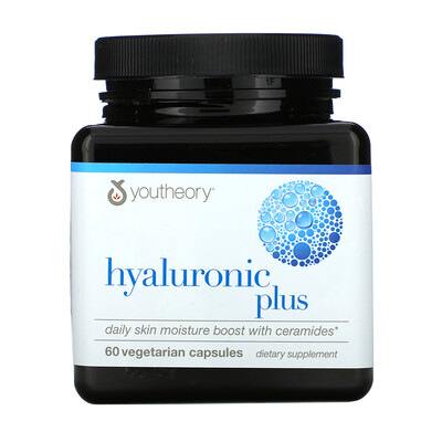 Youtheory Hyaluronic Plus, 60 Vegetarian Capsules