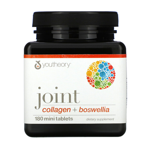 Youtheory‏, Joint, Collagen + Boswellia, 180 Mini Tablets