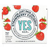 Yes Bar‏, Snack Bar, Strawberry Coconut, 6 Bars, 1.4 oz Each