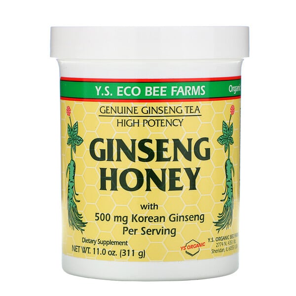 Y.S. Eco Bee Farms, Ginseng-Honig, 11,0 oz (311 g)