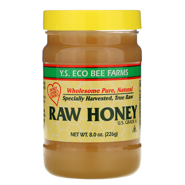 Y.S. Eco Bee Farms, 原蜜，8.0 盎司（226 克）