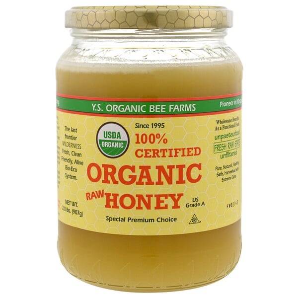 Y.S. Eco Bee Farms, 全有機認可原蜂蜜，2.0磅（907克）