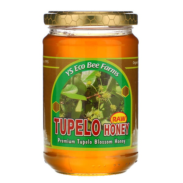 Miel cruda de Tupelo, 13.5 oz (383 g)