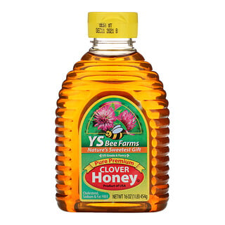 Y.S. Eco Bee Farms, Miel de trébol pura premium, 16 oz (454 g)