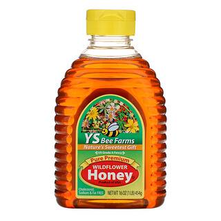 Y.S. Eco Bee Farms, 野花蜂蜜, 16 盎司 (454 g)
