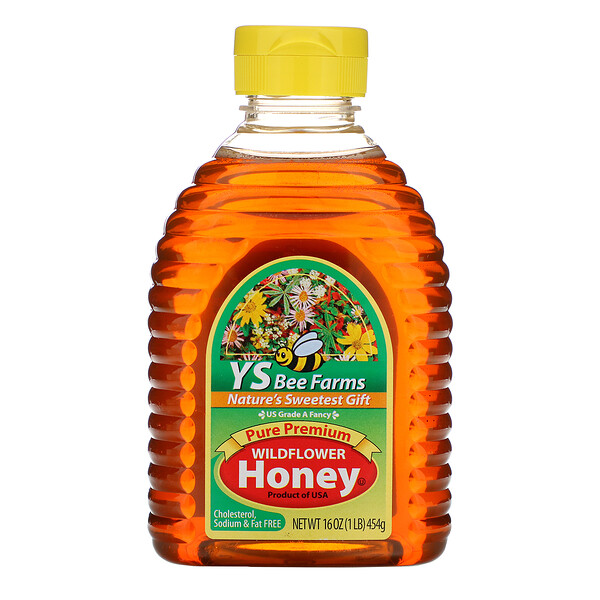 Y S Eco Bee Farms Pure Premium Wildflower Honey 16 Oz 454 G IHerb