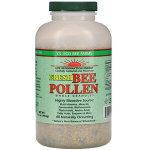ЙС Эко Би Фармс, Fresh Bee Pollen Granules, Whole, 16.0 oz (454 g) отзывы покупателей