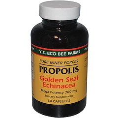 Propolis, Golden Seal Echinacea, 60 Capsules