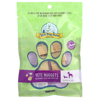 Yeti Dog Chew, Yeti Nuggets, Ανταλλακτικό, Για Σκύλους, Όλα τα Μεγέθη, 3,5 oz