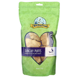 Yeti Dog Chew, Ropogós puffok, kutyáknak, minden méretben, 3,5 oz