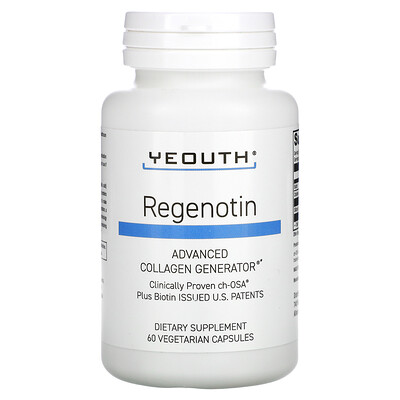 

Yeouth, Regenotin, Advanced Collagen Generator, 60 Vegetarian Capsules