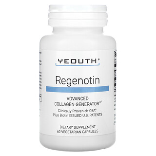 YEOUTH, Regenotin, Générateur de collagène avancé, 60 capsules végétariennes