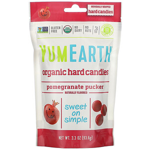 Отзывы о Ям Ерт, Organic Hard Candies, Pomegranate Pucker, 3.3 oz (93.6 g)