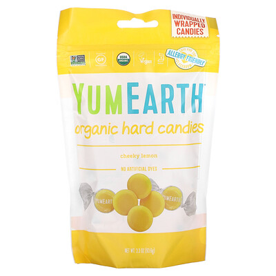 

YumEarth Organic Hard Candies Cheeky Lemon 3.3 oz (93.6 g)