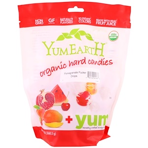 Отзывы о Ям Ерт, Organic Hard Candies, Pomegranate Pucker, 13 oz (368.5 g)