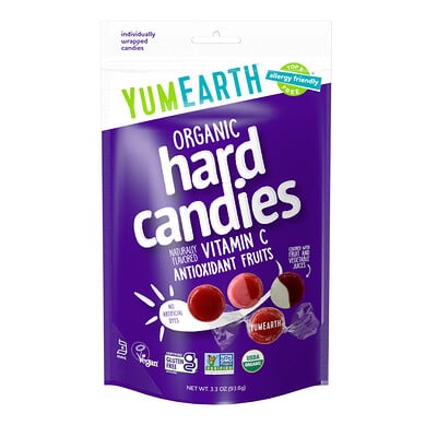 YumEarth, Gotitas orgánicas con Vitamina C, Anti-oxifrutas, 3.3 oz (93.5 g)