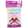 YumEarth, органічні льодяники, з вітаміном C, полуниця, ягоди й вишня, 14 льодяників, 85 г (3 унції)