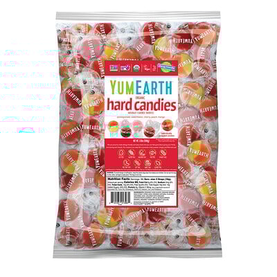 YumEarth, Caramelos duros orgánicos, Surtidos`` 1588 g (3,5 lb)