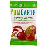 YumEarth, Желатиновые червячки, различные вкусы, 12 упаковок, по 2,5 унц. (71 г) каждая отзывы