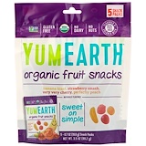 YumEarth, Органический фруктовый перекус, 5 пакетиков, 0,7 унц. (19,8 г) каждый отзывы