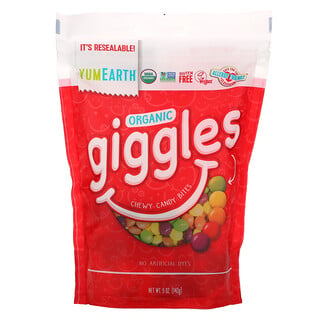 YumEarth, Organic Giggles, Bio-Gummi-Linsen, 142 g (5 oz.)