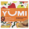 Yumi, 유기농 바, 토들러, 애플 시나몬 & 스쿼시, 바 5개, 각 21g(0.74oz)