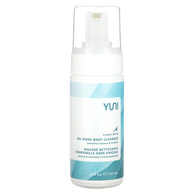Yuni Beauty  Flash Bath  No-Rinse Body Cleanser  4 fl oz (118 ml)